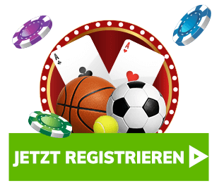 Registrierung bei Bahigo mit Sport und Casino Motiven