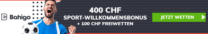 Werbung für Bahigo Sportwetten mit Bonusangebot